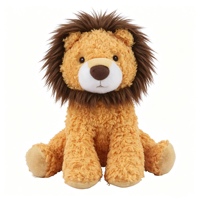 Peluche Lion Personnalisée Mignonne et Douce, Jouet en Peluche Lion à Câliner, Poupée Animale Écologique, Design Personnalisé pour Promotion et Souvenir