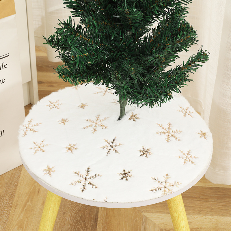 Flocons de neige dorés