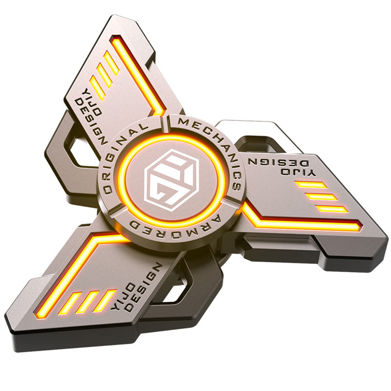 Светящиеся Спиннеры, металлический сплав, ручной Спиннер, бесшумный подшипник R188, светящийся, для пожилых людей, гироскоп, игрушка для снятия стресса, подарки для взрослых