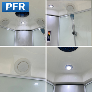 <span class=keywords><strong>Cabine</strong></span> <span class=keywords><strong>de</strong></span> <span class=keywords><strong>douche</strong></span> à vapeur moderne PFR avec porte coulissante, verre <span class=keywords><strong>de</strong></span> 5 mm, plateau en ABS, cadre en acier inoxydable, <span class=keywords><strong>poignée</strong></span> pour la maison ou l'hôtel - Product Image 6