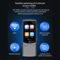 Machine de traduction vocale miniature professionnelle avec 4G/WiFi, 135 langues, batterie 3000 mAh pour les études à l'étranger et les voyages d'affaires