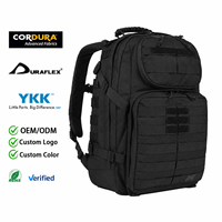 Sac à dos tactique 37L, design modulaire MOLLE personnalisé, multi-compartiments, pour équipement de sécurité, randonnée