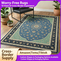 Tapis décoratif en velours cristal, antidérapant, rembourré, lavable en machine, tapis de sol pour salon, salle de bain, cuisine, chambre, entrée