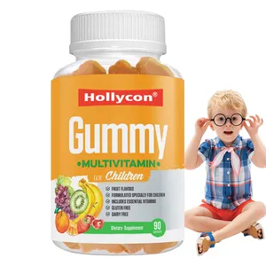 OEM özel etiket sağlık gıda takviyesi Vegan 60 Gummies Multivitamin çocuklar Multivitamin Gummies