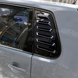 Cubierta Decorativa para Ventana Trasera de Coche, Aspecto Negro Brillante/Carbono, para Volkswagen Polo 9N 2001-2009 - Product Image 5