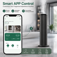 Fabricant de diffuseurs d'arômes intelligents OEM, diffuseur d'huiles essentielles en aluminium de qualité supérieure, Bluetooth, WiFi, logo personnalisé disponible