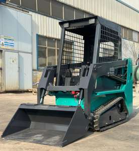 Mini-chargeuse sur pneus neuve, chargeuse sur pneus compacte, petite chargeuse avec divers accessoires pour travaux de construction intensifs - Product Image 1