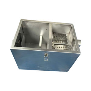 VICTORY KITCHEN Trampa de grasa de acero inoxidable Separador de aceite y agua inoxidable para cocinas de restaurantes o hoteles Catering - Product Image 1