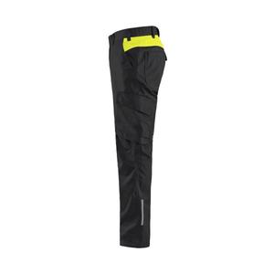 BLAKLADER - 144418329933C52 Pantalon industriel stretch Noir/Jaune-PANTALON DE TRAVAIL EAN 7330509757437 PANTALON DE TRAVAIL CARGO - Product Image 4