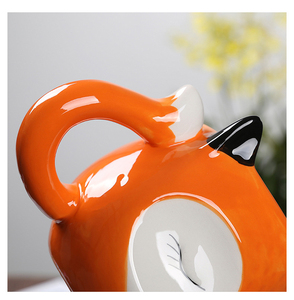 Tazas de Cerámica de Porcelana China con Forma de Animales de Dibujos Animados en 3D, Diseño Único, Zorro, Cisne, Ballena, 500 ml, Ecológicas, Reutilizables, para Negocios - Product Image 6