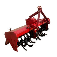 Cultivador Rotatorio de Alta Eficiencia Accionado por Toma de Fuerza para Tractor, Mini Rotocultivador, Rotovator para Tractor con Caja de Cambios Estable