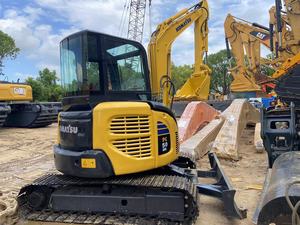 Excavatrice sur chenilles Komatsu Pc50mr Jaune Mini pelle hydraulique de construction 5 tonnes - Product Image 6