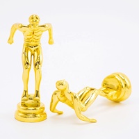GZ24 Swimmer Diver Statue Plastic Trophy Part Manufacturing ABS Crafts Golden Personalized Toppers