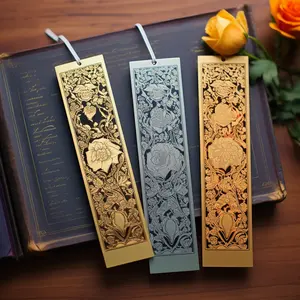 RENHUI Geschenke Kalligraphie Koran Ramadan Islam Papier Koran Islamische Benutzer definierte Metall Lesezeichen In Arabisch