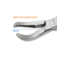 Forceps de réduction à phalanges dentées en acier inoxydable, autoclavables, forceps de maintien osseux, instruments d'orthopédie vétérinaire
