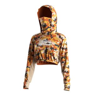 Haut court de pêche pour femme avec capuche ergonomique, protection solaire UPF50+, tissu respirant à séchage rapide pour un confort maximal - Product Image 5