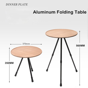 Outdoor Triangle <b>Folding</b> <b>Table</b> Portable Easy Storage <b>Table</b> Small <b>Adjustable</b> Aluminum Camping <b>Table</b> Aluminum Camping <b>Table</b> - Product Image 6