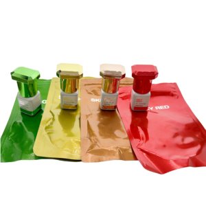 Pegamento para Pestañas de Origen Coreano, Bajo Olor, Color Verde <span class=keywords><strong>Cielo</strong></span>, <span class=keywords><strong>Rojo</strong></span> y Dorado, Adhesivo para Pestañas - Product Image 2