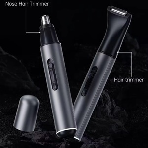 CITICITY <b>Waterproof</b> Men's Painless Shaving Cordless Rechargeable Ear Nose Mini <b>Electric</b> Hair Trimmer for Travel - Product Image 4