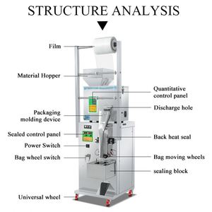 Small Auto Counting and Packaging Machine Salt Small Biscuits Sugar Coffee Snack Packaging Machine - Product Image 3