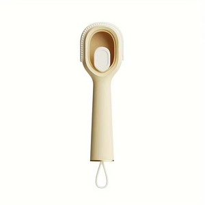 Wholesale 1pc Two-in-One Soft Fur Press-Out Shoe and Clothing <b>Cleaning</b> <b>Brush</b> Household Item - Product Image 2