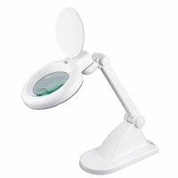Custom Clear Optical Lens Magnifier Lamp LED Magnifying Glass Light for Pupil Small Print Book Observation
