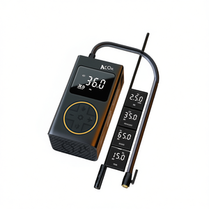 KLOK Gonfleur de pneus sans fil portable 3600mAh avec écran LED 12V pour voitures, motos, vélos et ballons - Product Image 1