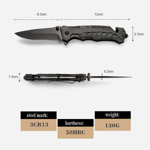 Bochen耐食性コーティング折りたたみナイフステンレス鋼ポケットナイフキャンプハンティング屋外戦術ナイフEDC - Product Image 3