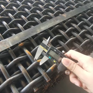 Wholesale 45# 65mn Steel Crimped <strong>Wire</strong> Mesh Screen Sand Gravel Mine Sieve Crusher Woven Hooked Vibrating Screen Mesh Casting - Product Image 3