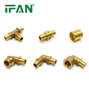 IFAN, accesorios de tubería PEX de plomería personalizados, manguito deslizante de latón, accesorio PEX duradero - Product Image 1