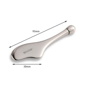 Rodillo Facial y para Ojos Antienvejecimiento Personalizado, Gua Sha 3D, Herramientas para el Cuidado de la Piel, Masajeador Facial de Metal - Product Image 3