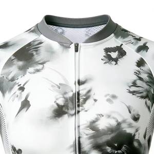 Maillot de cyclisme léger, respirant et à séchage rapide, imprimé style aquarelle chinoise, coupe ajustée pour le cyclisme sur route et VTT - Product Image 2