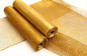 Maille de fil de cuivre rouge tissée de qualité supérieure pour blindage EMF RF, filtre <span class=keywords><strong>Faraday</strong></span>, soudure, cuivre pur, maille carrée 40, 2m <span class=keywords><strong>max</strong></span>. - Product Image 2