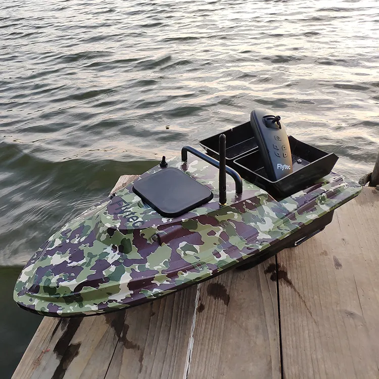 Flytec Army Green 500M Fisch finder Karpfen Fisch köder Boots gerät mit 1,5 kg Beladung, V007 VS 2011-5 RC Köder boot zum Angeln