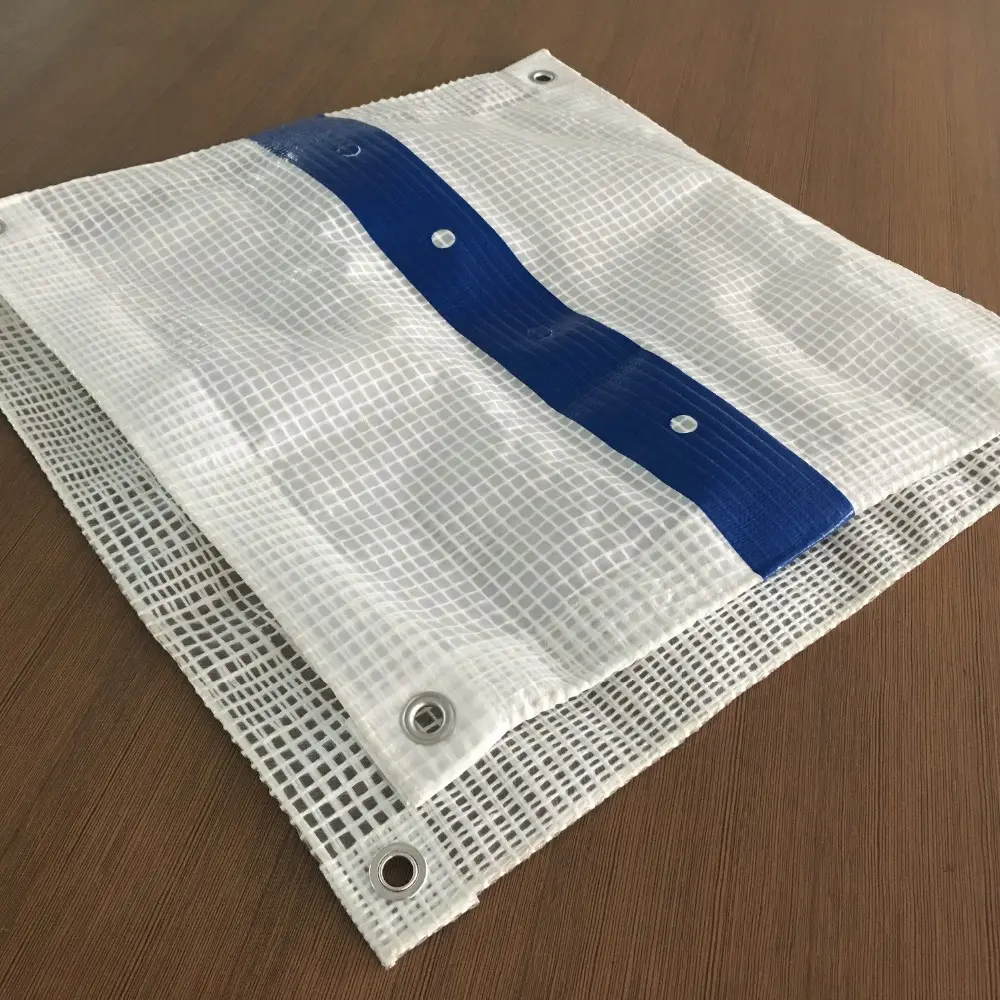Feuille d'évasement en plastique PE, bâche en tissu lenzon, couverture à mailles transparentes et protection pour la Construction et la Construction