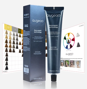 ครีมย้อมผมเคราตินถาวรเกรดเครื่องสำอาง ชื่อร้าน Shiny Color Salon ขนาด 100 มล. พร้อมโลโก้ส่วนตัว - Product Image 1