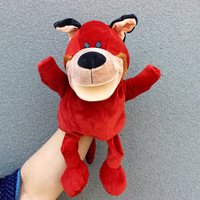 Jouets de marionnettes à main animaux en peluche Poupées de jeu interactives parent-enfant contrôlées à la main Soulagement du stress Cadeaux pour enfants