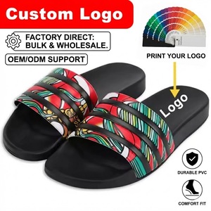 Sandalias Deportivas Unisex con Logotipo Personalizado, Fabricadas en PVC, Venta al Por Mayor Directa de Fábrica, Pantuflas Planas de Diseño, OEM ODM - Product Image 1