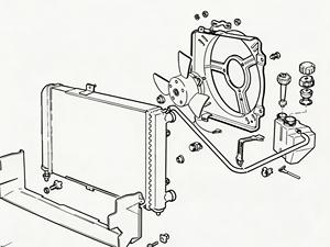 Ventilateur de <span class=keywords><strong>radiateur</strong></span> complet OE 88590-33011 pour Toyota Camry 2.2L 1992-1996, 100 % testé, remplacement direct, ventilateur de refroidissement de haute qualité - Product Image 4