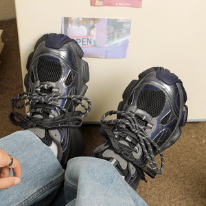 Zapatos para Hombre 2026, Nuevos, con Suela Gruesa, Resistentes al Desgaste, Modernos, Casuales, Deportivos, Transpirables, con Cierre de Cordones y Suela de Goma - Product Image 4