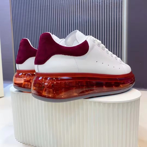 Zapatos Deportivos de Moda 2025, de Piel Genuina, con Cordones, Suela Gruesa, Antideslizantes y con Amortiguación para Hombre - Product Image 4