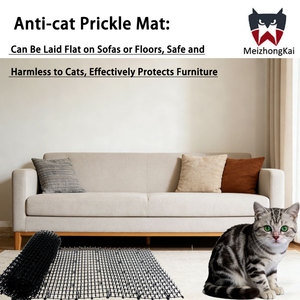 Tapis anti-chats en plastique à picots, <span class=keywords><strong>45</strong></span> <span class=keywords><strong>cm</strong></span> de large, pour jardin/meubles, tapis de dissuasion pour chats avec picots, intérieur/extérieur - Product Image 4