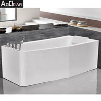 Baignoire Spa Intérieure à Jets Massants Effet Cascade en Acrylique – Grande Vente
