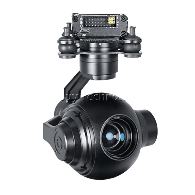 Foxtech EH10 10x Optical Zoom 2MP 360 Degrees Rotation UAV Drone Camera with 3-axis UAV Gimbal Inspection