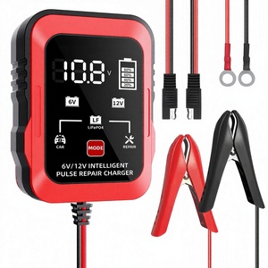 <span class=keywords><strong>Chargeur</strong></span> de <span class=keywords><strong>batterie</strong></span> <span class=keywords><strong>6V</strong></span> <span class=keywords><strong>12V</strong></span> <span class=keywords><strong>avec</strong></span> câble adaptateur ASE, charge rapide pour moto, tondeuse à gazon, <span class=keywords><strong>batterie</strong></span> de voiture <span class=keywords><strong>avec</strong></span> protection de sécurité - Product Image 1