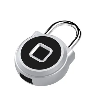 ลายนิ้วมือกุญแจป้องกันการโจรกรรม Keyless Biometric ล็อคความปลอดภัยสำหรับกีฬา GYM Locker Toolbox กระเป๋าเดินทาง