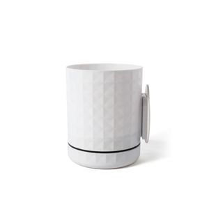 Panier suspendu mural auto-aspirant en PET pour pot de fleurs, pour bureau, balcon, culture hydroponique, pot non perforé - Product Image 6