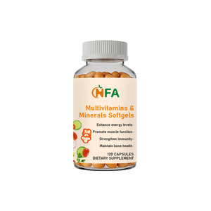 Private Label ODM Multivitamins Minerals Softgels Dietary <b>Supplement</b> Promote Muscle Function and Boost Bone Health for Adult - Product Image 1