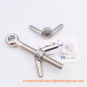 MALAXY 304 Écrou à œil de levage en acier inoxydable Style japonais Anneau de M3-<span class=keywords><strong>M48</strong></span> Gréement Style allemand avec finition polie Certifié métrique - Product Image 3