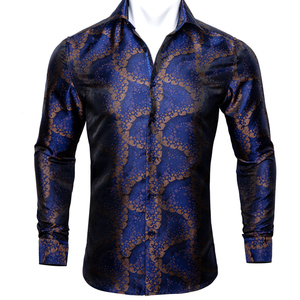 Camisas florales <span class=keywords><strong>de</strong></span> seda <span class=keywords><strong>de</strong></span> Paisley <span class=keywords><strong>para</strong></span> <span class=keywords><strong>hombre</strong></span>, camisas casuales <span class=keywords><strong>de</strong></span> flores <span class=keywords><strong>de</strong></span> manga larga <span class=keywords><strong>de</strong></span> otoño <span class=keywords><strong>para</strong></span> <span class=keywords><strong>hombre</strong></span>, <span class=keywords><strong>camisa</strong></span> <span class=keywords><strong>de</strong></span> <span class=keywords><strong>vestir</strong></span> <span class=keywords><strong>de</strong></span> diseñador - Product Image 3
